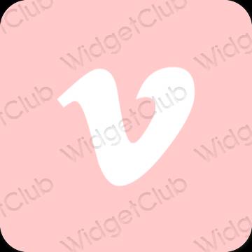 Estética Vimeo iconos de aplicaciones