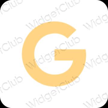 Esthetische Google app-pictogrammen