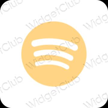 Ästhetische Spotify App-Symbole