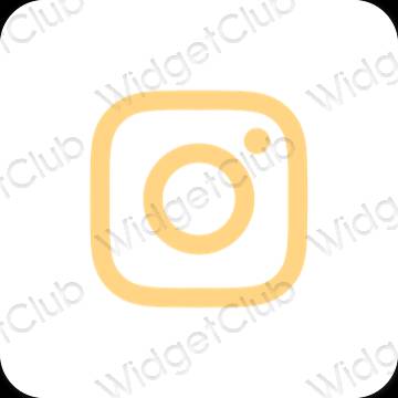 Estetické ikony aplikací Instagram