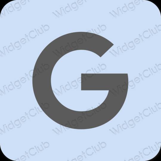 Esteetiline lilla Google rakenduste ikoonid