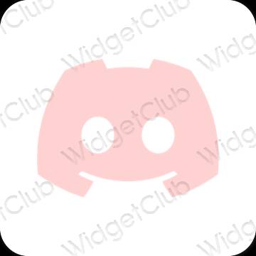 Æstetisk lyserød discord app ikoner
