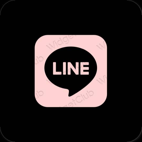 Biểu tượng ứng dụng LINE thẩm mỹ