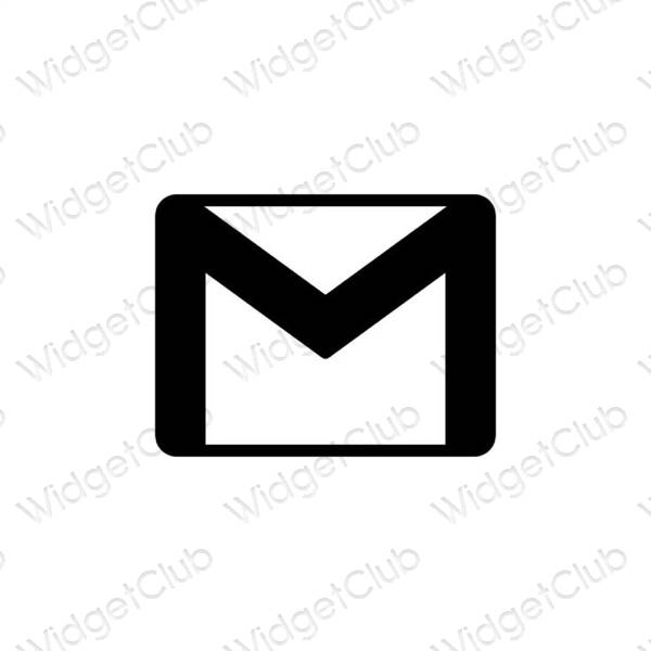 Esthetische Gmail app-pictogrammen