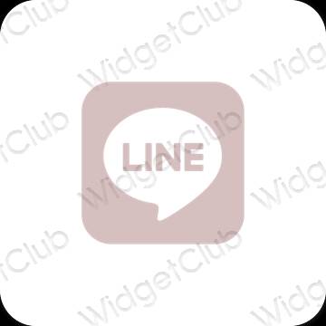 រូបតំណាងកម្មវិធី LINE សោភ័ណភាព