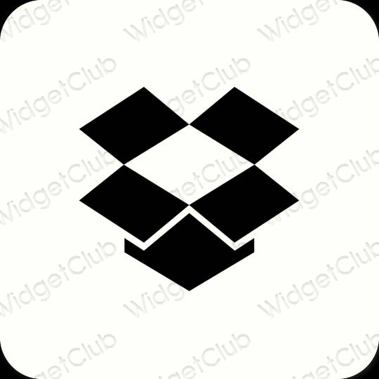 Estetické ikony aplikací Dropbox