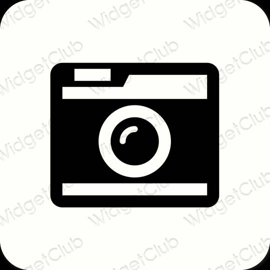 Esthetische Camera app-pictogrammen