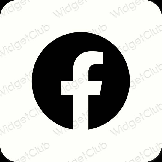 Icone delle app Facebook estetiche