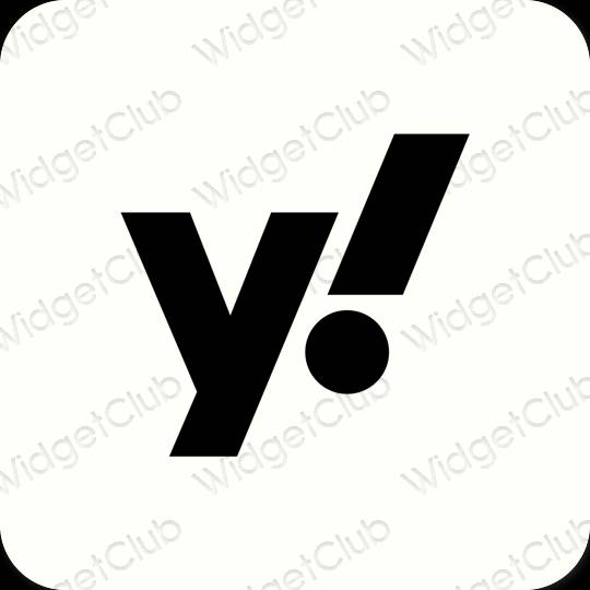 Ästhetische Yahoo! App-Symbole