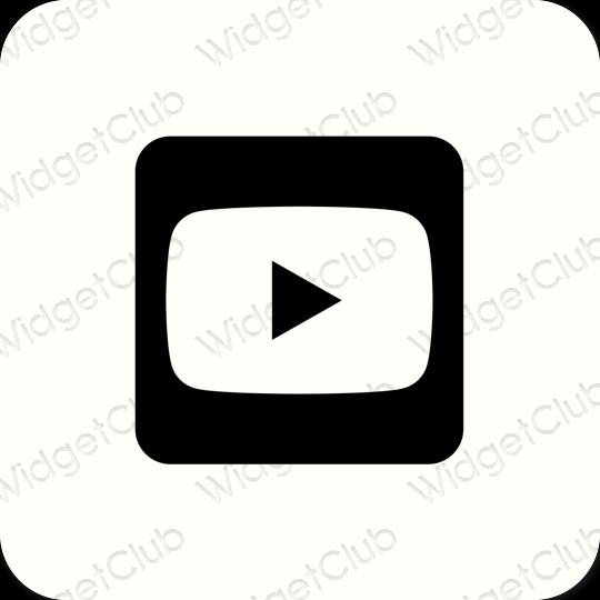 Ästhetische Youtube App-Symbole