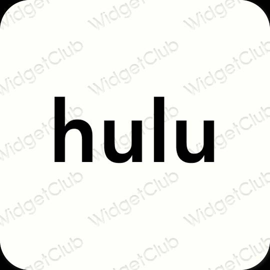 Esthetische hulu app-pictogrammen