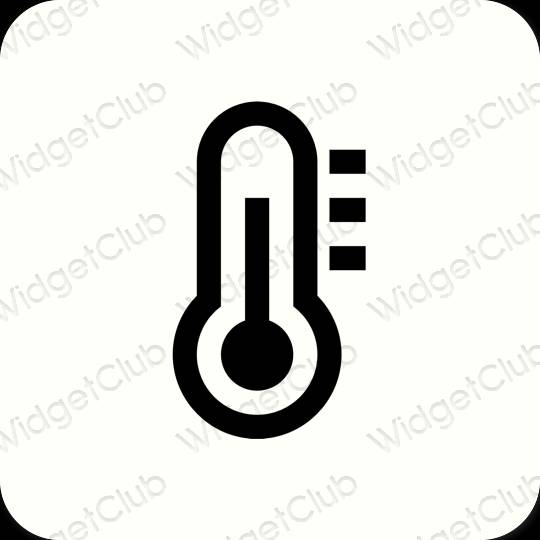 Aesthetic Weather app icons