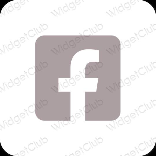 Icone delle app Facebook estetiche