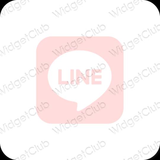 Esthetische LINE app-pictogrammen