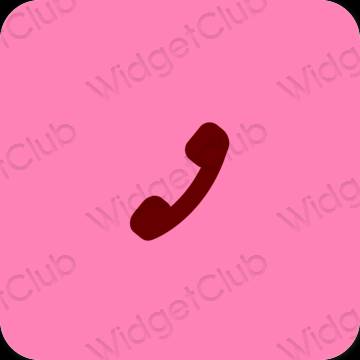 Estetico porpora Phone icone dell'app