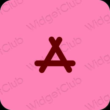 Estético púrpura AppStore iconos de aplicaciones