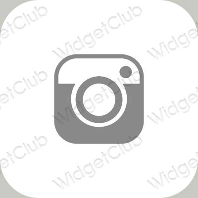 Estetické ikony aplikací Instagram
