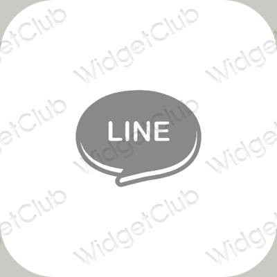 Estetske LINE ikone aplikacij