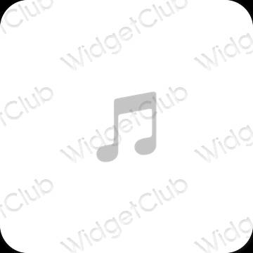 Estetik Apple Music uygulama simgeleri