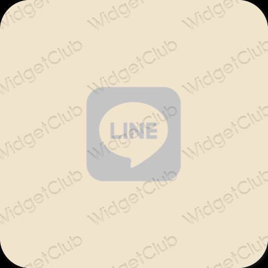 Esthetische LINE app-pictogrammen