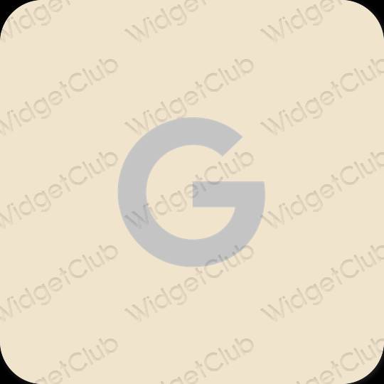 Esthetische Google app-pictogrammen