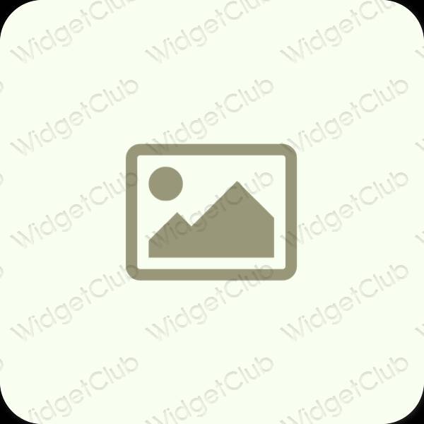 Esthetische Photos app-pictogrammen