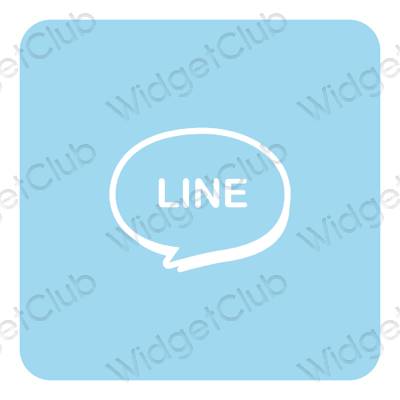 Estetske LINE ikone aplikacij