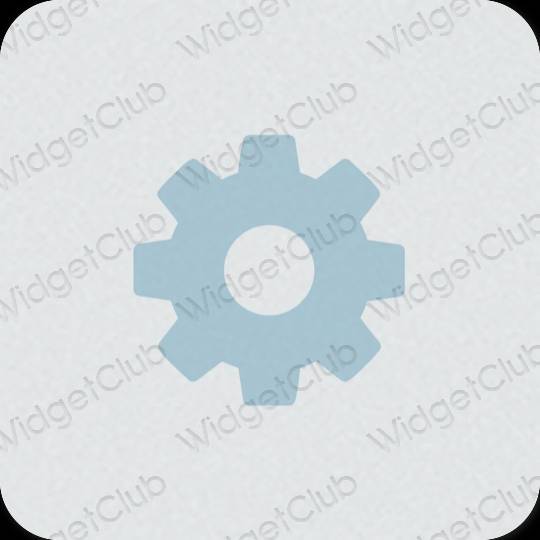 Esthetische Settings app-pictogrammen