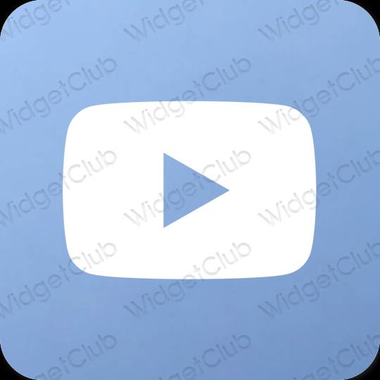 Esthetische Youtube app-pictogrammen