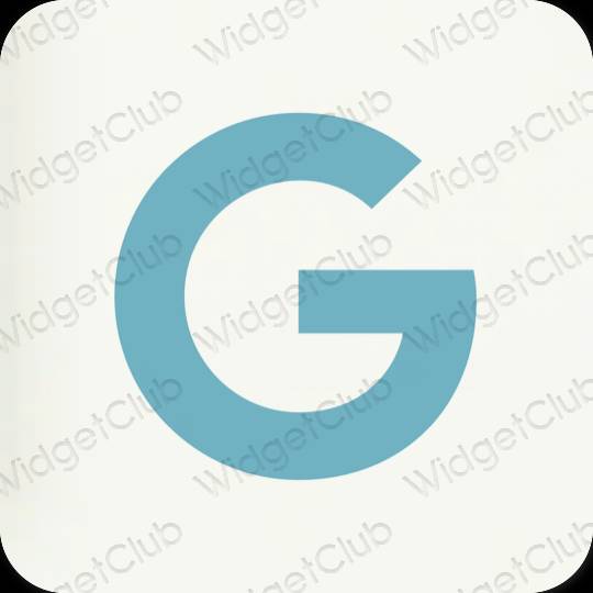 Esthetische Google app-pictogrammen