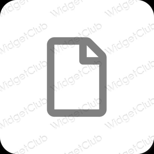 Estetické ikony aplikací Notes
