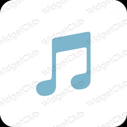 Esthetische Apple Music app-pictogrammen