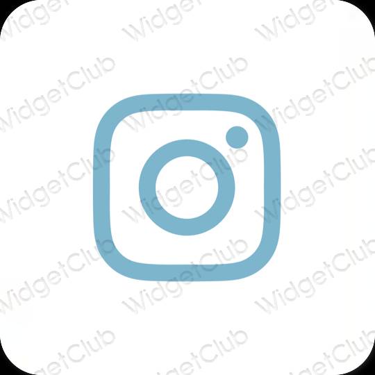 Pictograme pentru aplicații Instagram estetice