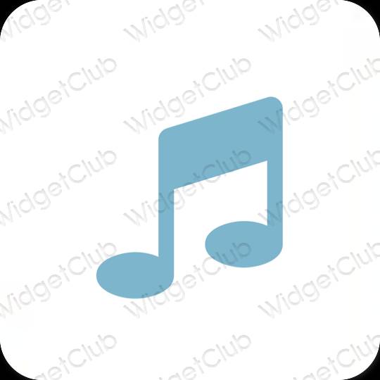 Icônes d'application Apple Music esthétiques