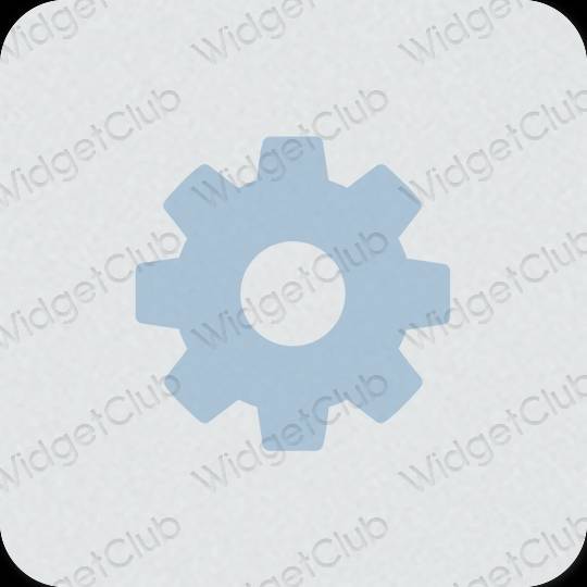 Aesthetic Settings app icons