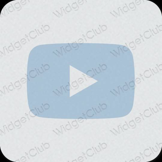 Icônes d'application Youtube esthétiques