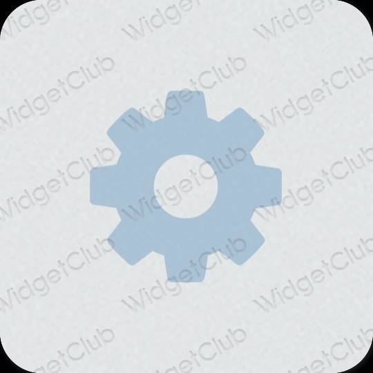 Æstetiske Settings app-ikoner