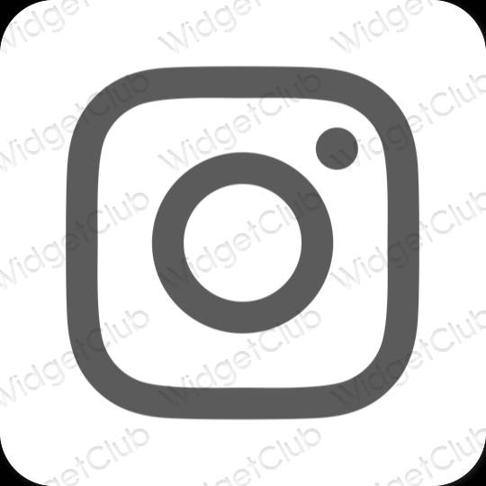 جمالية Instagram أيقونات التطبيقات