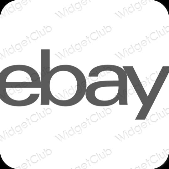 Esthetische eBay app-pictogrammen