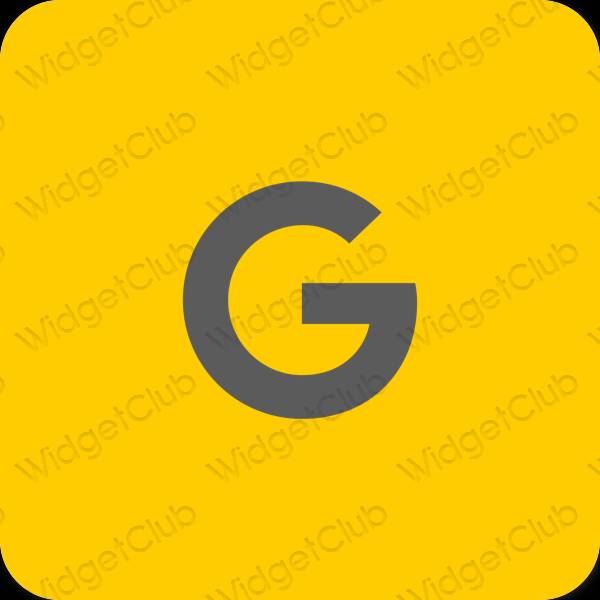 Estética Google ícones de aplicativos