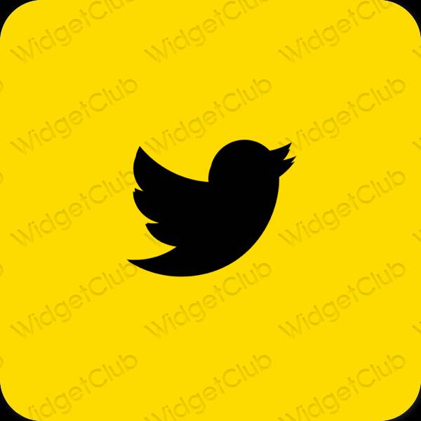 Estetické ikony aplikácií Twitter