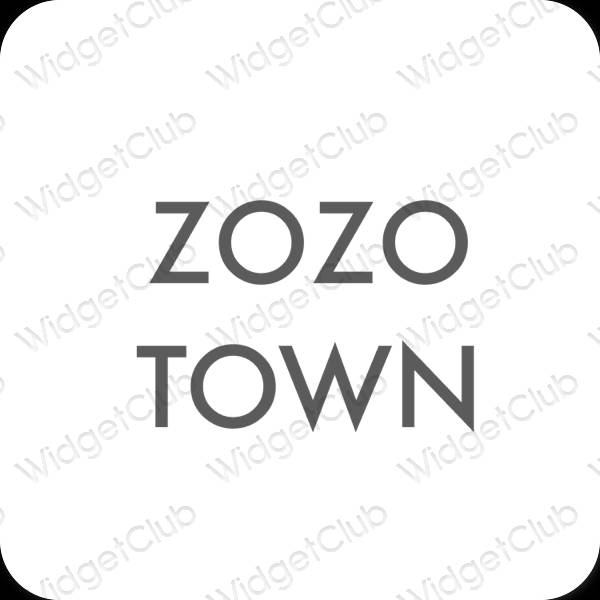 Aesthetic ZOZOTOWN app icons