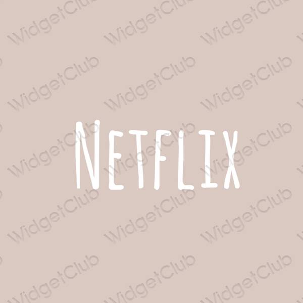 Aesthetic Netflix app icons