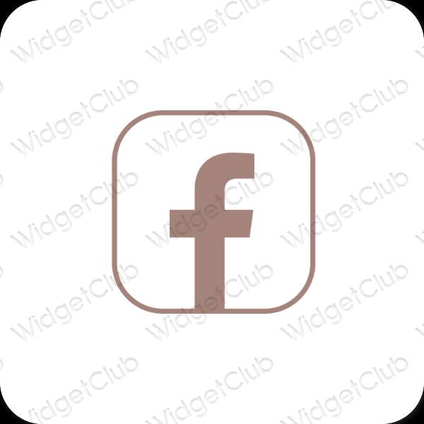 Ikon aplikasi estetika Facebook