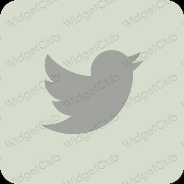 Estetske Twitter ikone aplikacij