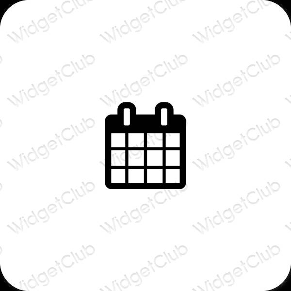 Icônes d'application Calendar esthétiques