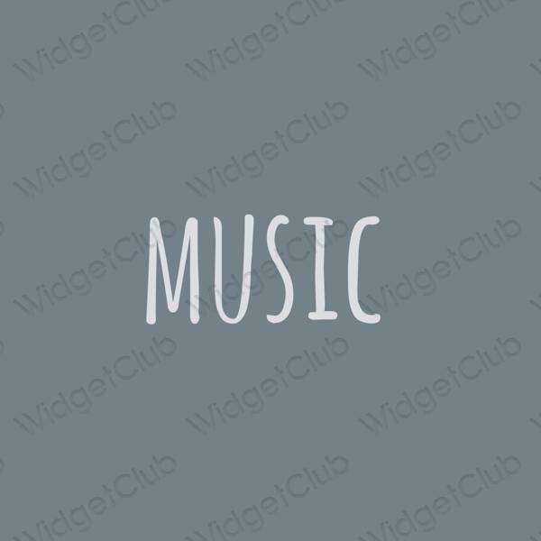 Естетични Music икони на приложения