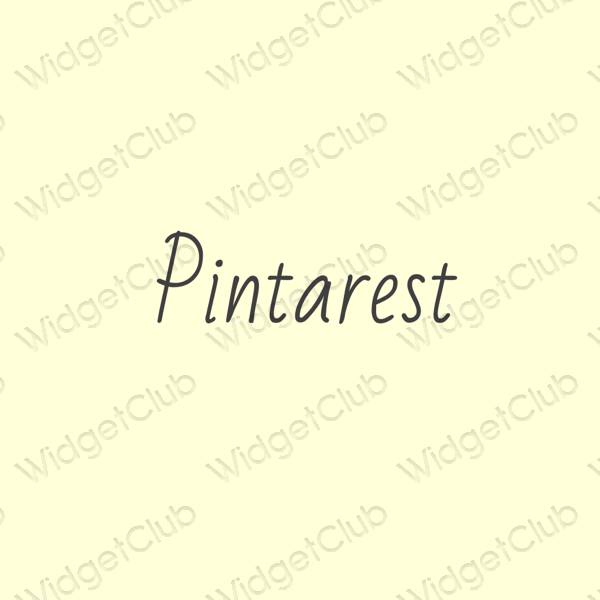 Αισθητικά Pinterest εικονίδια εφαρμογής