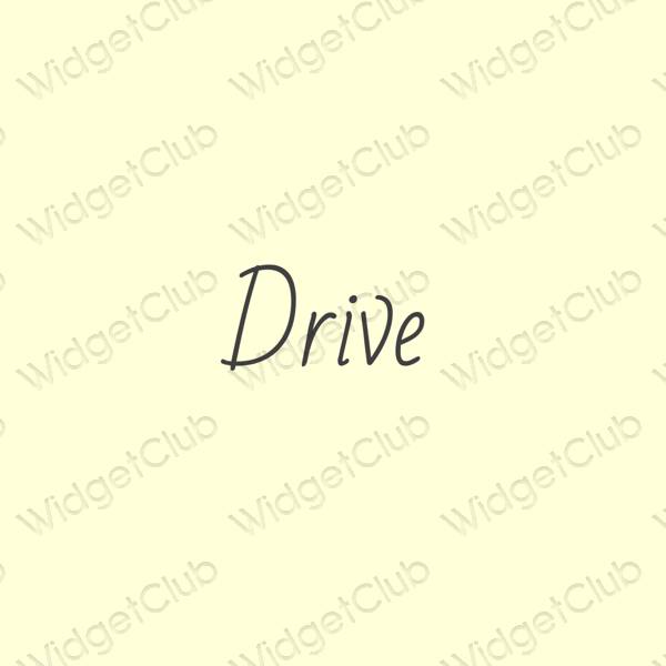 Aesthetic Google Drive app icons