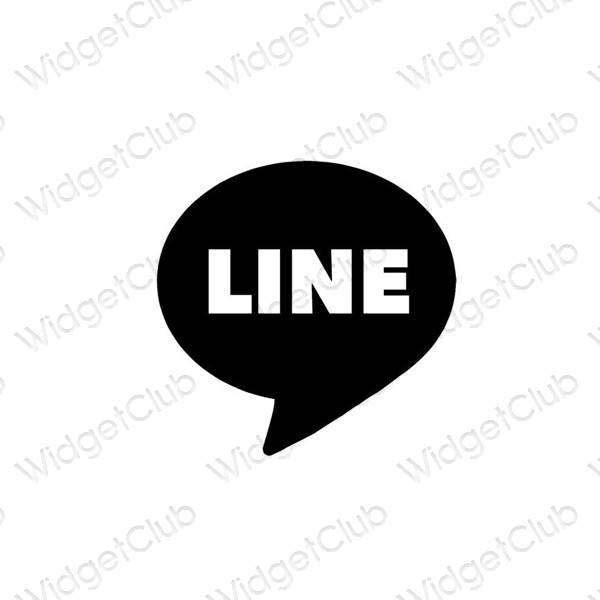 រូបតំណាងកម្មវិធី LINE សោភ័ណភាព